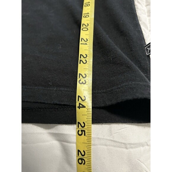 OUTLAW Embroidered Design on Black Short Sleeve  Tee Women’s Size Small - Picture 8 of 8